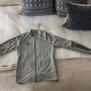 Adidas Light Gray Track Jacket